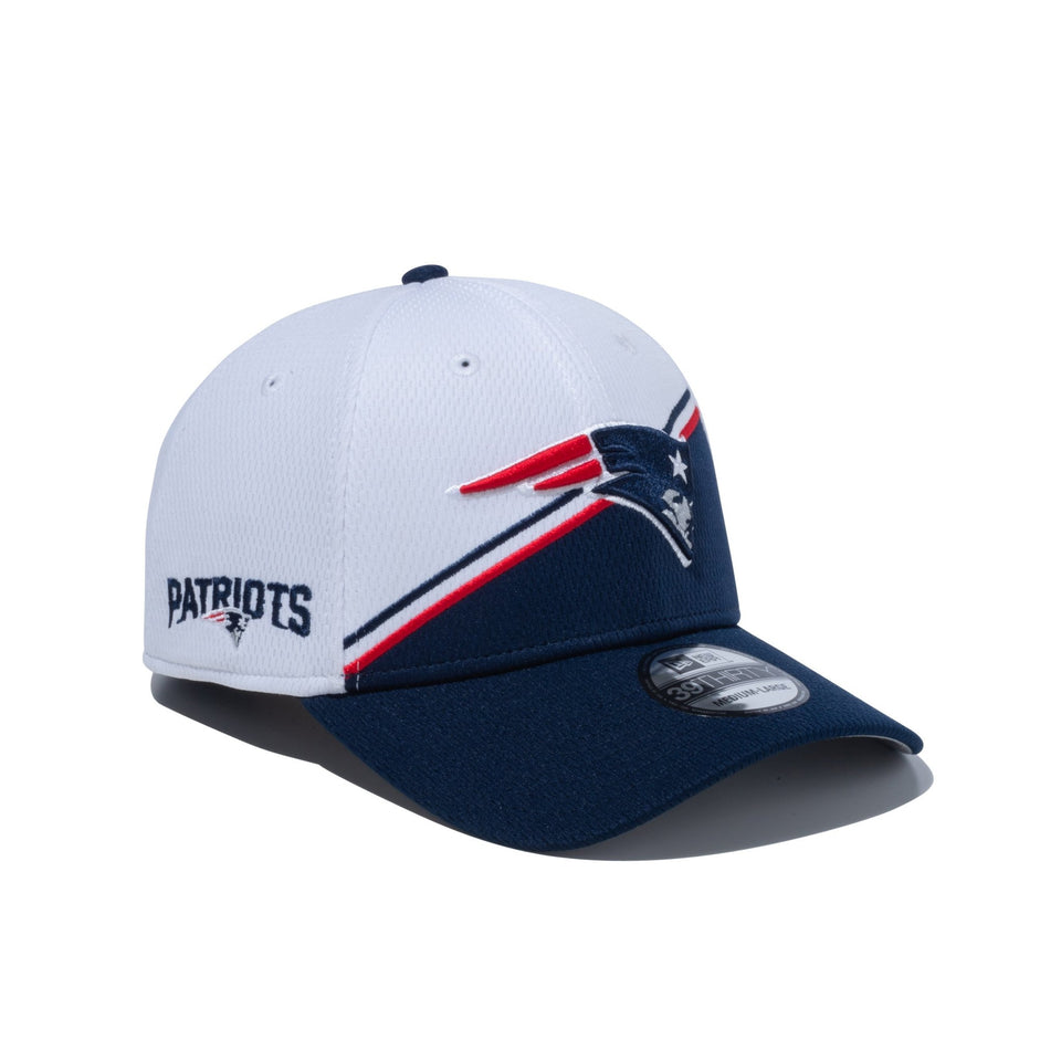 39THIRTY NFL SIDE LINE 2023 ニューイングランド・ペイトリオッツ ホワイト × ネイビー グレーアンダーバイザー - 13717101-SM | NEW ERA ニューエラ公式オンラインストア