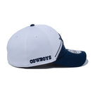 39THIRTY NFL SIDE LINE 2023 ダラス・カウボーイズ ホワイト × ネイビー グレーアンダーバイザー - 13717109-SM | NEW ERA ニューエラ公式オンラインストア