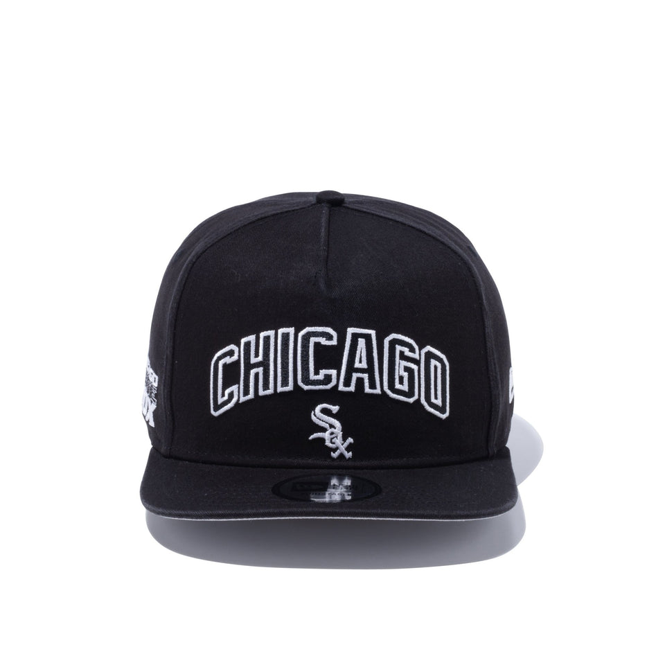 5-Panel Square Visor シカゴ・ホワイトソックス カレッジロゴ ブラック - 13328492-OSFM | NEW ERA ニューエラ公式オンラインストア