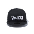 59FIFTY ニューエラ 100周年ロゴ フロント ブラック × ホワイト - 12326435-700 | NEW ERA ニューエラ公式オンラインストア