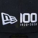 59FIFTY ニューエラ 100周年ロゴ フロント ブラック × ホワイト - 12326435-700 | NEW ERA ニューエラ公式オンラインストア