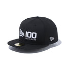 59FIFTY ニューエラ 100周年ロゴ フロント ブラック × ホワイト - 12326435-700 | NEW ERA ニューエラ公式オンラインストア