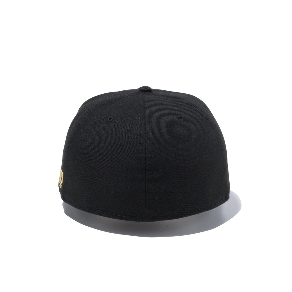 【ストア限定】 59FIFTY ニューエラ 100周年ロゴ サイド ブラック × ゴールド - 12479437-700 | NEW ERA ニューエラ公式オンラインストア