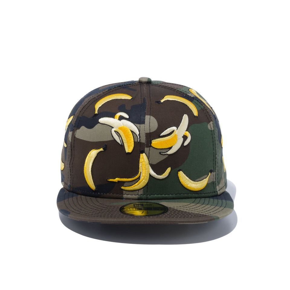【ストア限定】 59FIFTY バナナ オールオーバー ウッドランドカモ 【100th Monthly Limited】 - 12532072-700 | NEW ERA ニューエラ公式オンラインストア