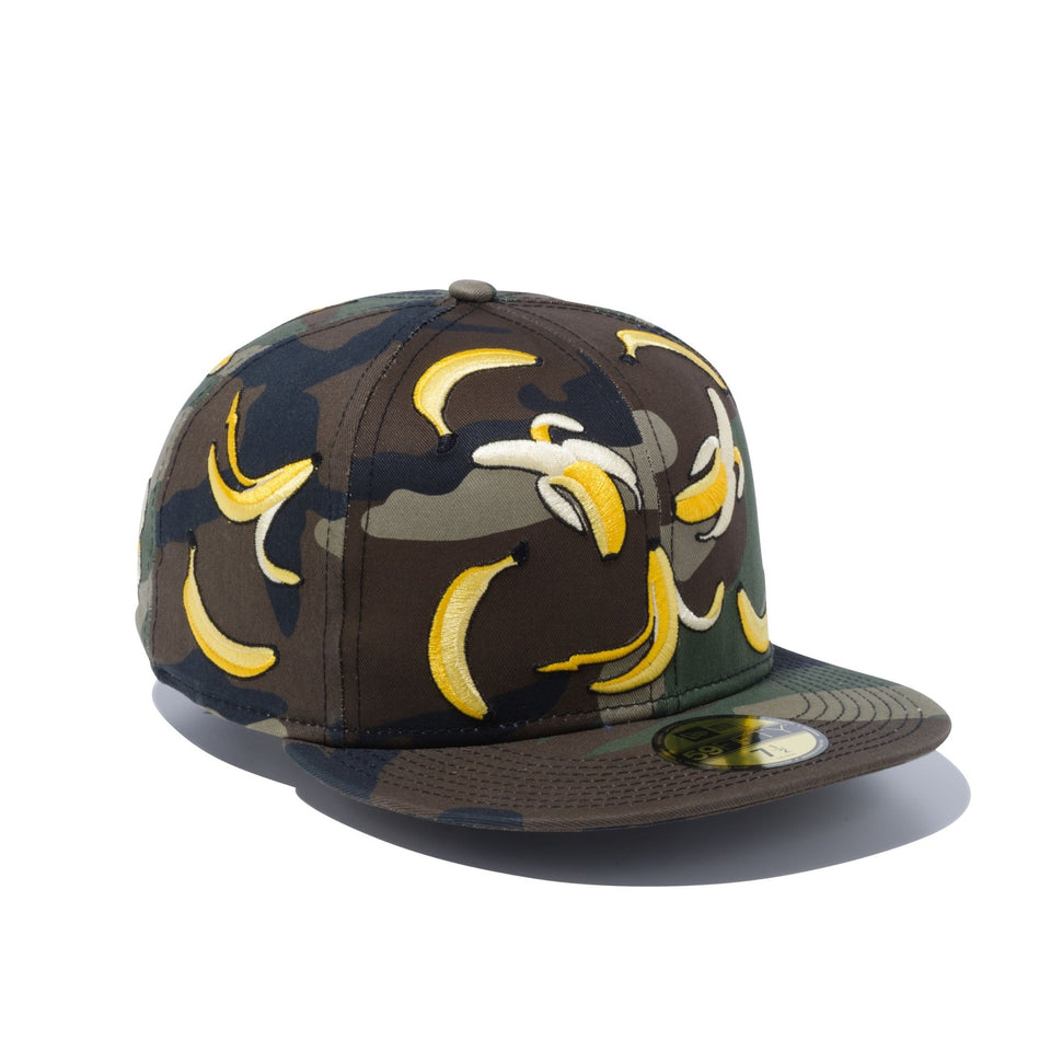 【ストア限定】 59FIFTY バナナ オールオーバー ウッドランドカモ 【100th Monthly Limited】 - 12532072-700 | NEW ERA ニューエラ公式オンラインストア