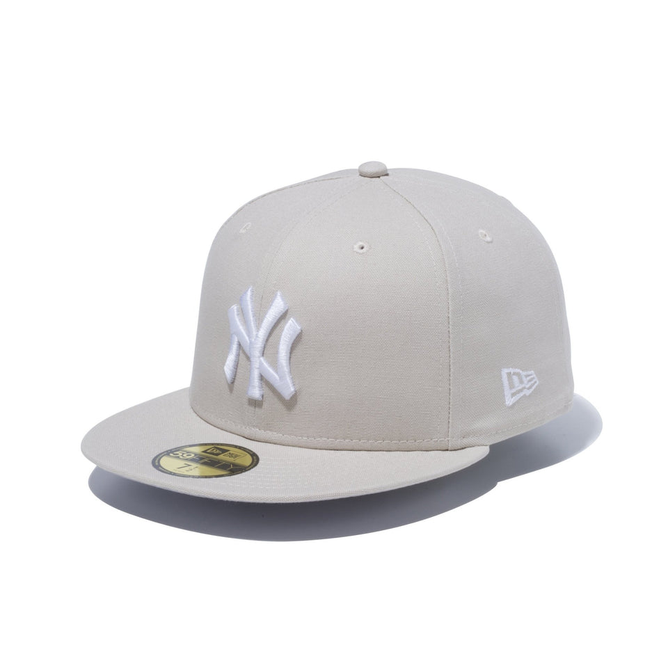 59FIFTY ダックキャンバス ニューヨーク・ヤンキース ストーン × スノーホワイト - 12326424-700 | NEW ERA ニューエラ公式オンラインストア
