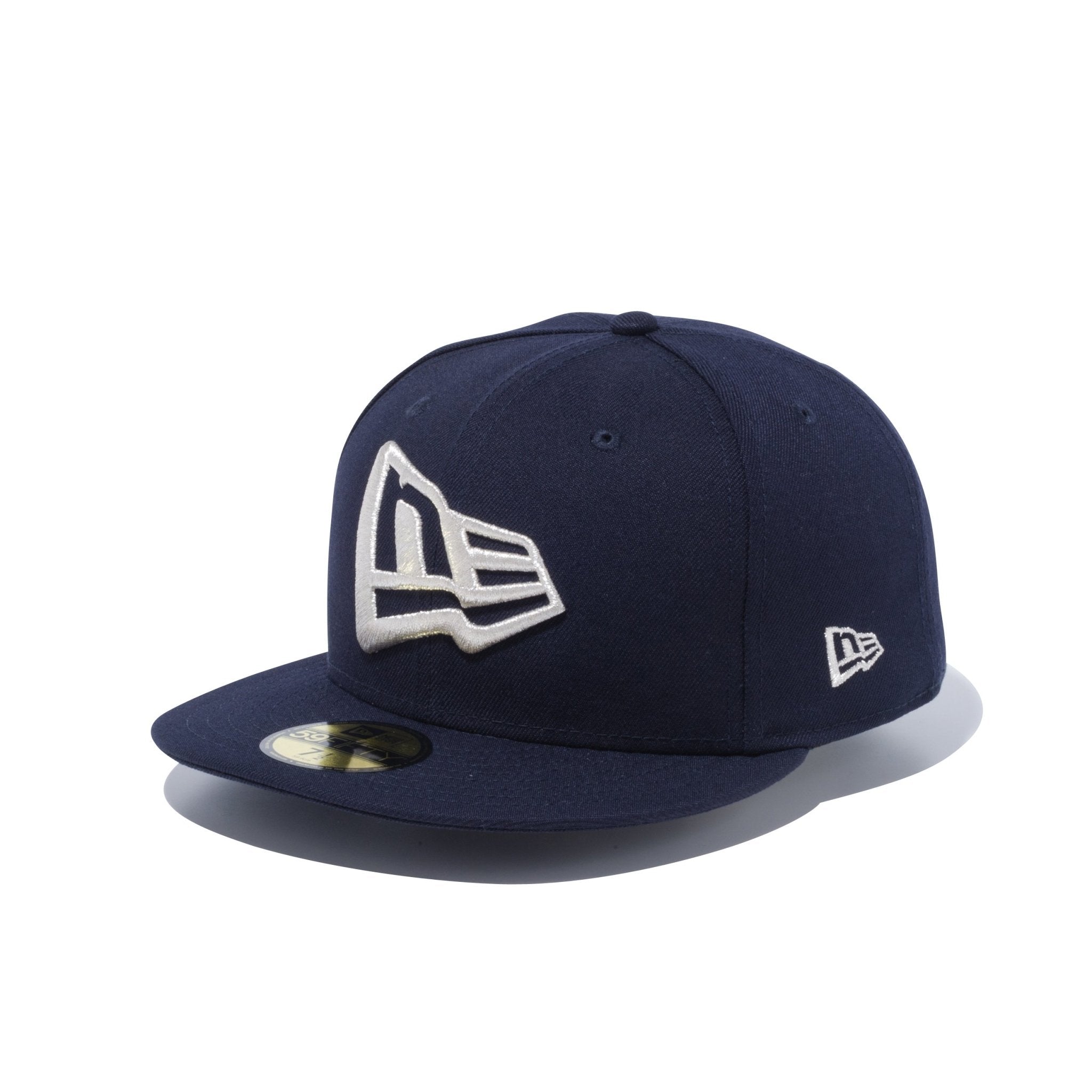 59FIFTY ビッグフラッグ ネイビー × メタリックシルバー | ニューエラ