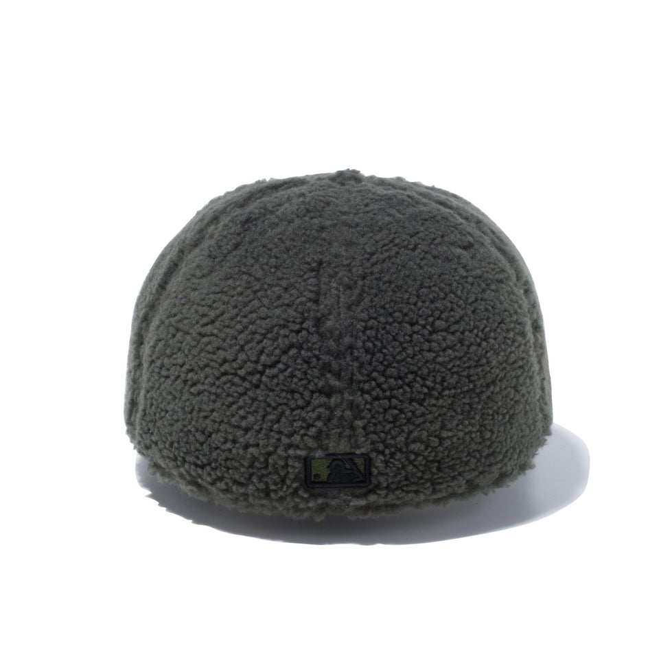 59FIFTY ニューヨーク・ヤンキース ボアフリース オリーブ × ブラック - 12540884-700 | NEW ERA ニューエラ公式オンラインストア