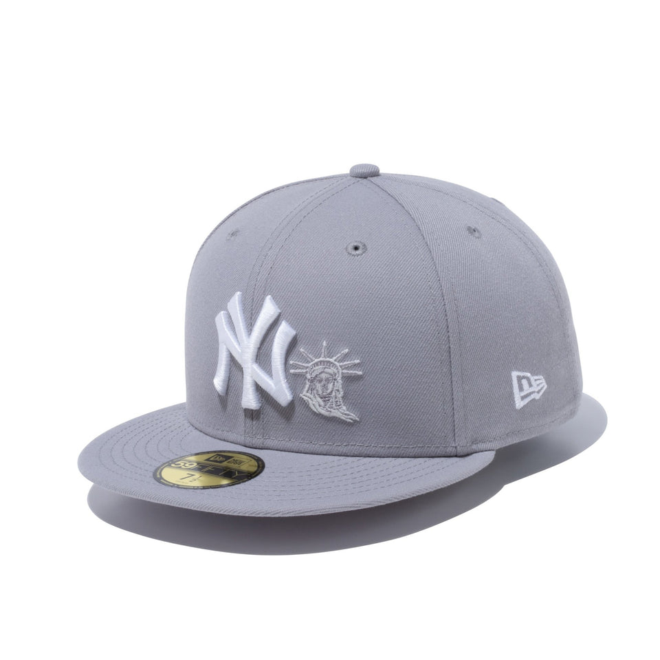 59FIFTY ニューヨーク・ヤンキース スタチューオブリバティ グレー - 12854098-700 | NEW ERA ニューエラ公式オンラインストア