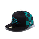 59FIFTY 鬼滅の刃 竈門炭治郎 フラッグロゴ ブラック - 13061687-700 | NEW ERA ニューエラ公式オンラインストア