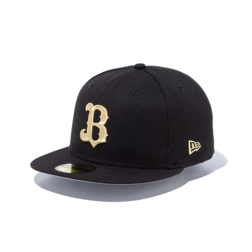 59FIFTY オリックス・バファローズ ブラック × ゴールド - 13552122-700 | NEW ERA ニューエラ公式オンラインストア