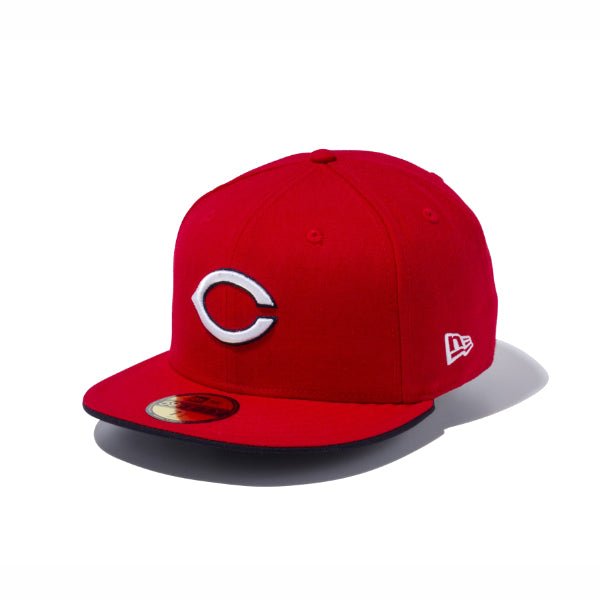 59FIFTY 広島東洋カープ スカーレット × ホワイト ネイビーアンダー 