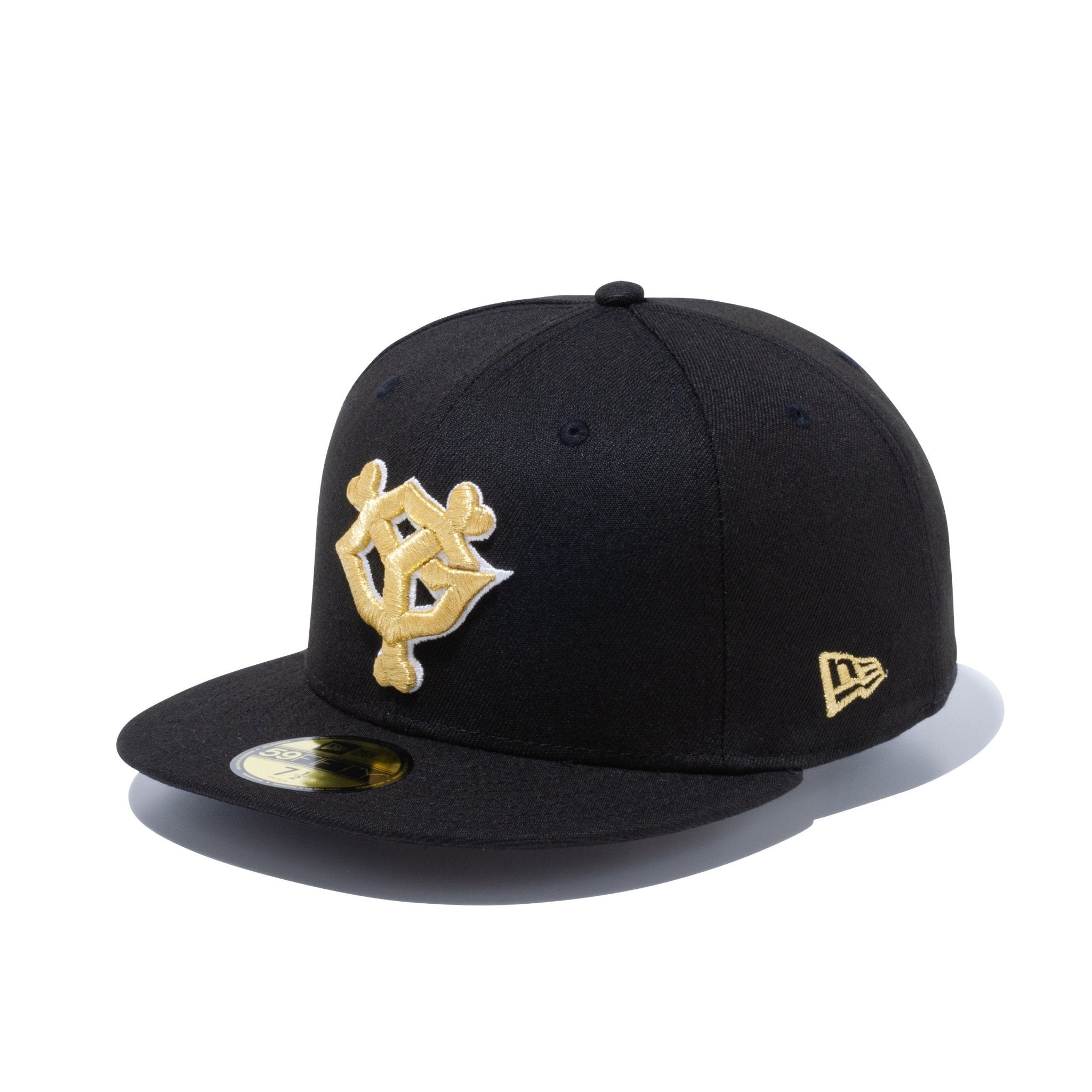 59FIFTY 読売ジャイアンツ ブラック × メタリックゴールド/スノー 