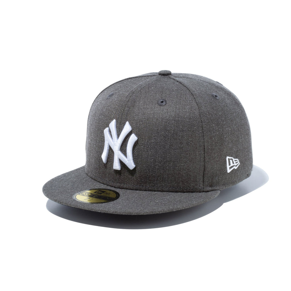 59FIFTY ニューヨーク・ヤンキース ヘザーグレー × ホワイト - 14201293-700 | NEW ERA ニューエラ公式オンラインストア