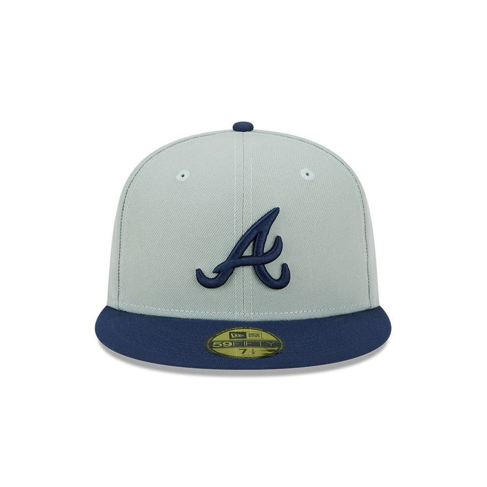 59FIFTY 2-Tone Color Pack アトランタ・ブレーブス エバーグリーン ネイビーバイザー - 13716777-700 | NEW ERA ニューエラ公式オンラインストア