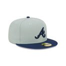 59FIFTY 2-Tone Color Pack アトランタ・ブレーブス エバーグリーン ネイビーバイザー - 13716777-700 | NEW ERA ニューエラ公式オンラインストア