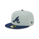 59FIFTY 2-Tone Color Pack アトランタ・ブレーブス エバーグリーン ネイビーバイザー - 13716777-700 | NEW ERA ニューエラ公式オンラインストア