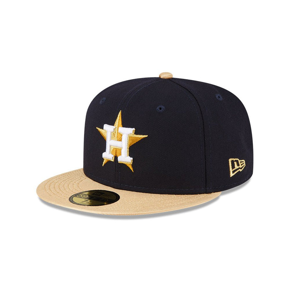 59FIFTY 2022 MLB Gold Collection ヒューストン・アストロズ ネイビー - 13693881-700 | NEW ERA ニューエラ公式オンラインストア