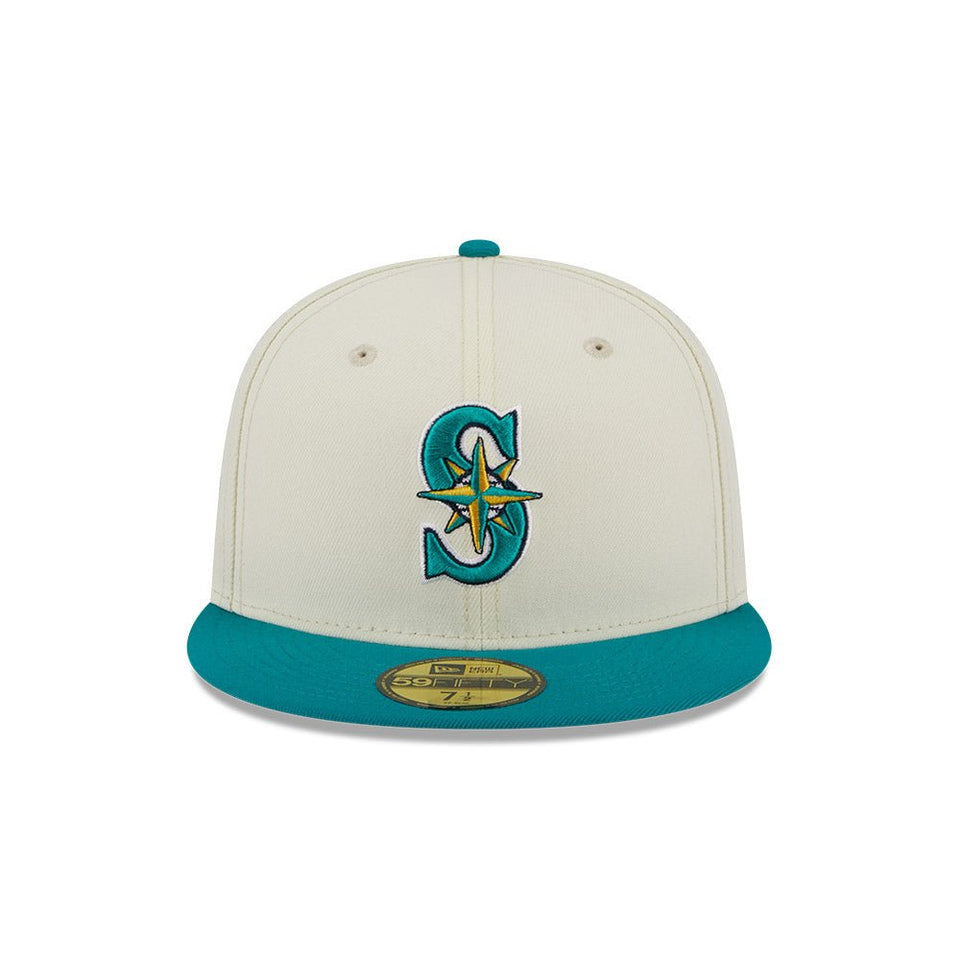 59FIFTY 2023 MLB All-Star Game Fan Pack シアトル・マリナーズ クロームホワイト エメラルドグリーンバイザー - 13570911-700 | NEW ERA ニューエラ公式オンラインストア