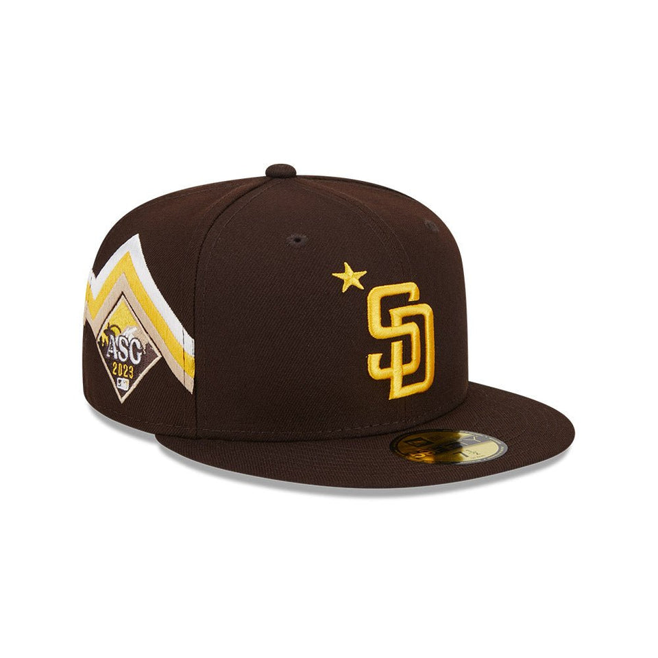 59FIFTY オーセンティック 2023 MLB All-Star Game workout オールスターゲーム ワークアウト  サンディエゴ・パドレス ブラウン グレーアンダーバイザー