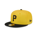 59FIFTY オンフィールド 2023 MLB City Connect ピッツバーグ・パイレーツ イエロー / オールオーバープリント ブラックバイザー - 13534581-700 | NEW ERA ニューエラ公式オンラインストア