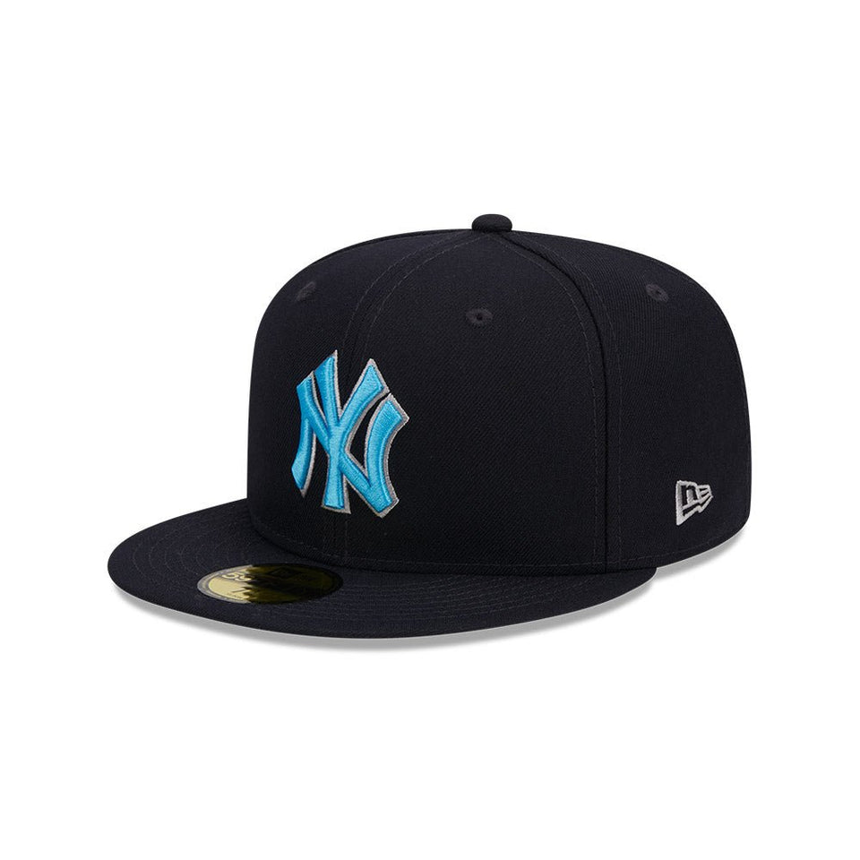 59FIFTY オーセンティック 2023 MLB Father's Day ニューヨーク・ヤンキース ネイビー ライトブルーアンダーバイザー