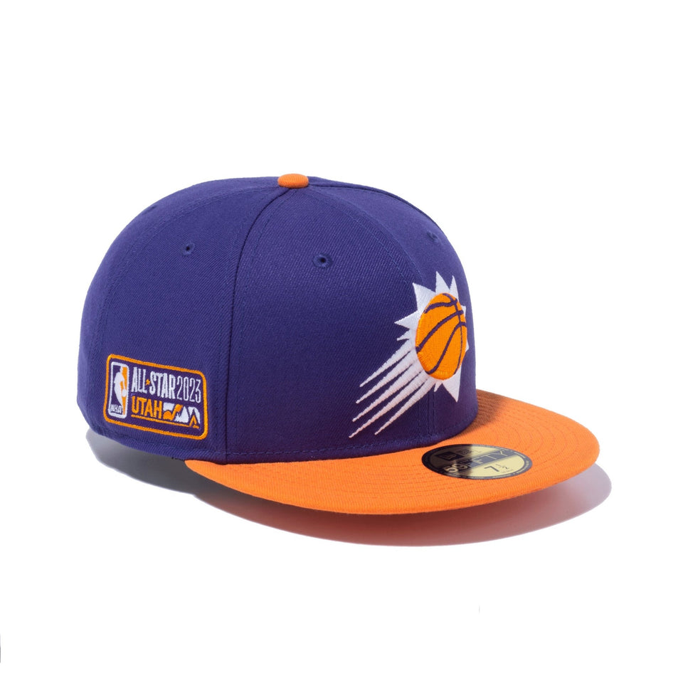 59FIFTY 2023 NBA ALL STAR GAME フェニックス・サンズ パープル プリントアンダーバイザー - 13511778-700 | NEW ERA ニューエラ公式オンラインストア