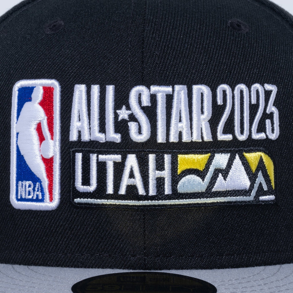 59FIFTY 2023 NBA ALL STAR GAME オフィシャルロゴ ブラック プリントアンダーバイザー - 13511780-700 | NEW ERA ニューエラ公式オンラインストア