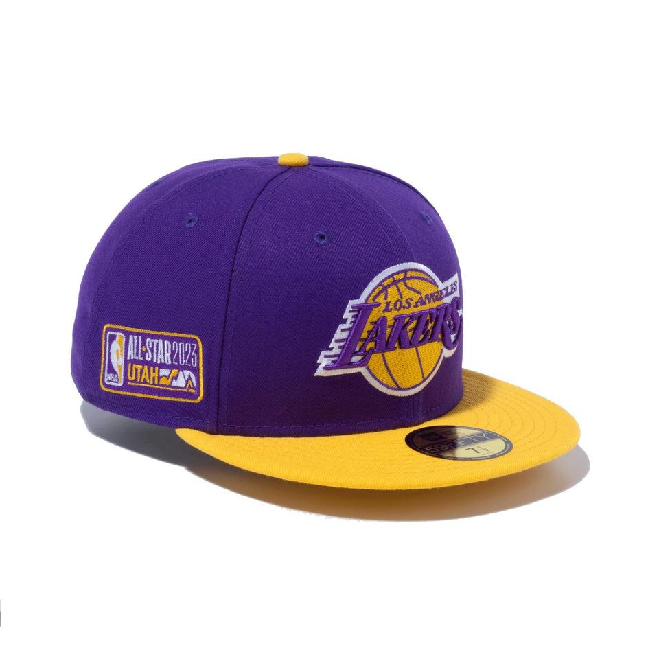 59FIFTY 2023 NBA ALL STAR GAME ロサンゼルス・レイカーズ パープル プリントアンダーバイザー - 13511784-700 | NEW ERA ニューエラ公式オンラインストア