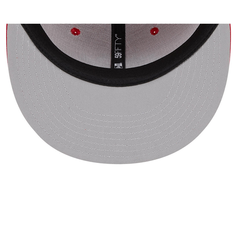 59FIFTY 2023 World Baseball Classic カナダ レッド グレーアンダーバイザー - 13555099-700 | NEW ERA ニューエラ公式オンラインストア