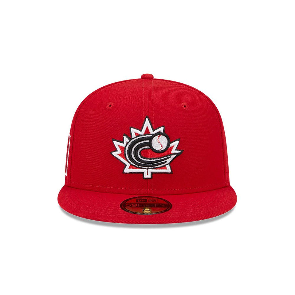 59FIFTY 2023 World Baseball Classic カナダ レッド グレーアンダーバイザー - 13555099-700 | NEW ERA ニューエラ公式オンラインストア