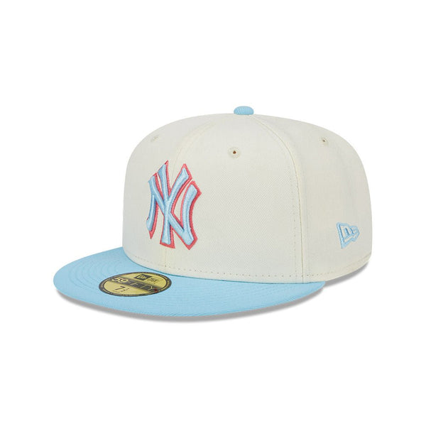 59FIFTY 2Tone Color Pack ニューヨーク・ヤンキース クロームホワイト ライトブルーバイザー | ニューエラオンラインストア