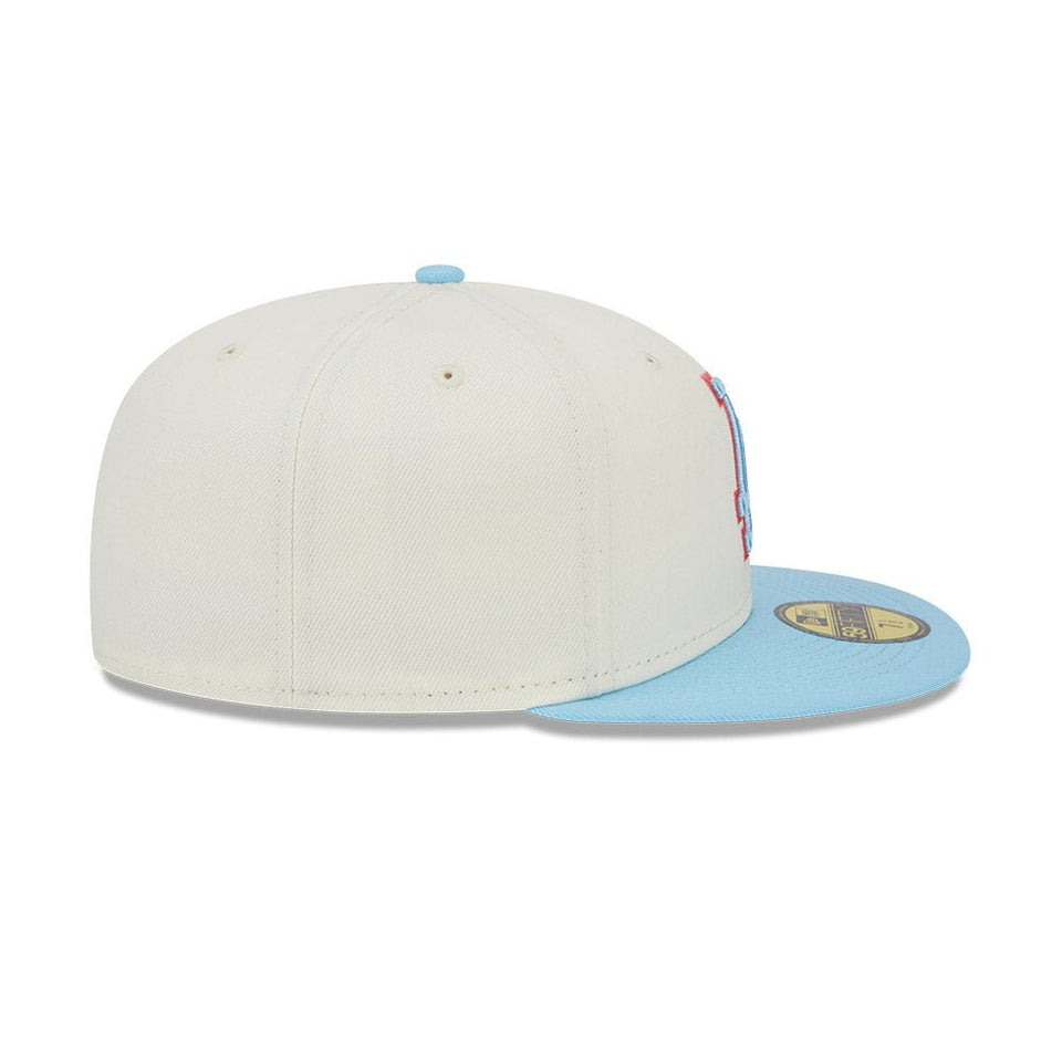 59FIFTY 2Tone Color Pack ロサンゼルス・ドジャース クロームホワイト ライトブルーバイザー | ニューエラオンラインストア