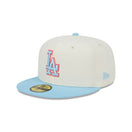 59FIFTY 2Tone Color Pack ロサンゼルス・ドジャース クロームホワイト ライトブルーバイザー - 13497982-700 | NEW ERA ニューエラ公式オンラインストア