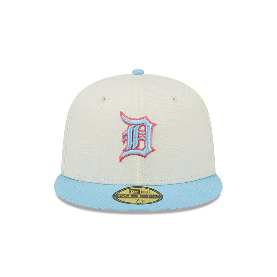 59FIFTY 2Tone Color Pack デトロイト・タイガース クロームホワイト ライトブルーバイザー - 13497984-700 | NEW ERA ニューエラ公式オンラインストア