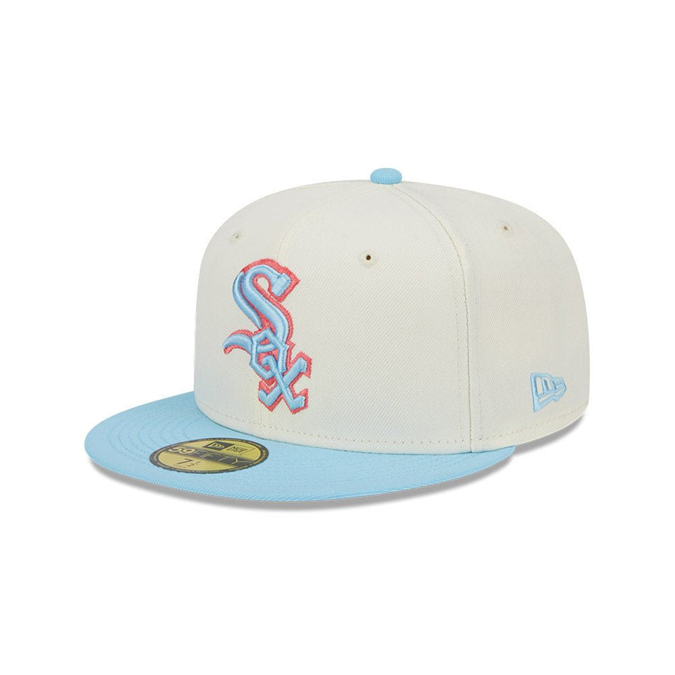 59FIFTY 2Tone Color Pack シカゴ・ホワイトソックス クロームホワイト ライトブルーバイザー - 13497988-700 | NEW ERA ニューエラ公式オンラインストア