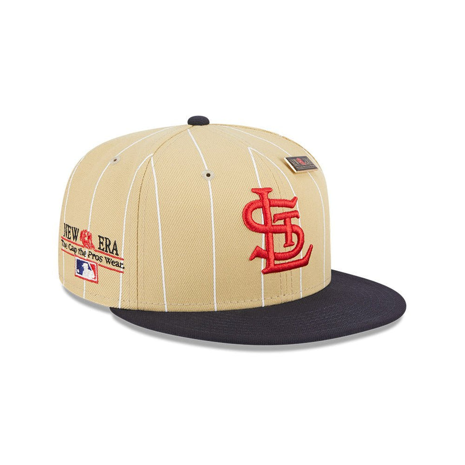 59FIFTY 59FIFTY DAY クーパーズタウン セントルイス・カージナルス ベガスゴールドピンストライプ ネイビーバイザー - 13682194-700 | NEW ERA ニューエラ公式オンラインストア