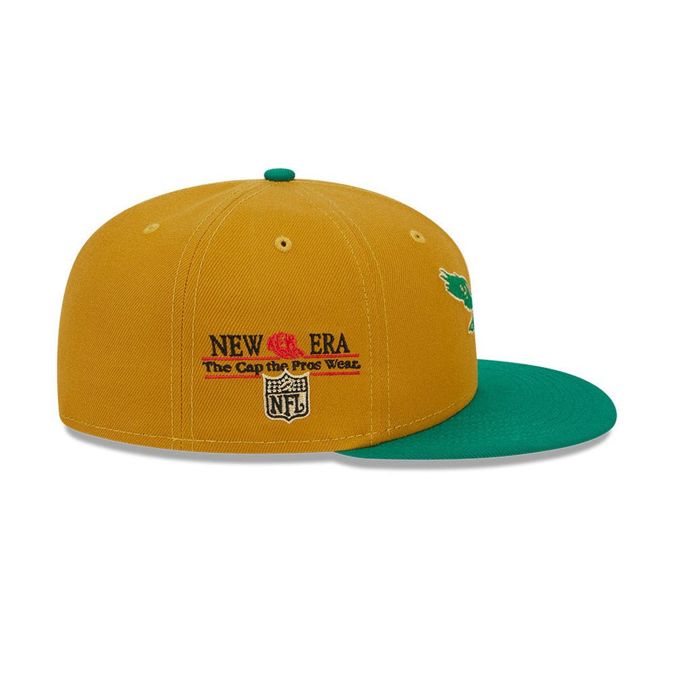 59FIFTY 59FIFTY DAY フィラデルフィア・イーグルス ブロンズ グリーンバイザー - 13682211-700 | NEW ERA ニューエラ公式オンラインストア