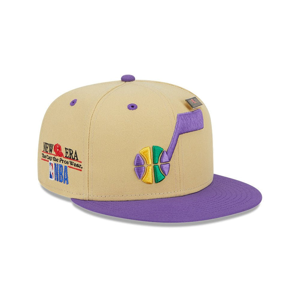 59FIFTY 59FIFTY DAY ユタ・ジャズ ベガスゴールド パープルバイザー - 13682220-700 | NEW ERA ニューエラ公式オンラインストア