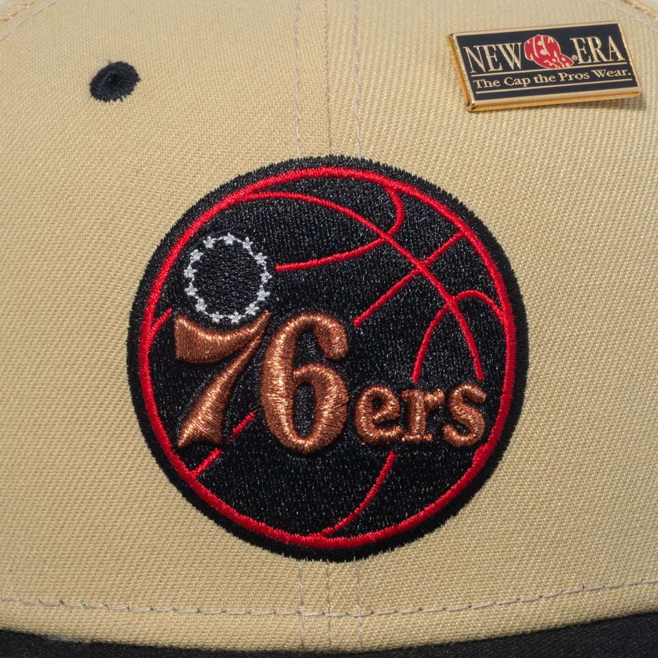 59FIFTY 59FIFTY DAY フィラデルフィア・76ers ベガスゴールド ブラックバイザー - 13682223-700 | NEW ERA ニューエラ公式オンラインストア