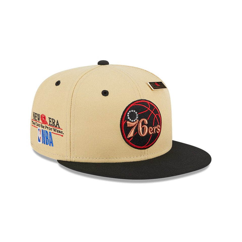 59FIFTY 59FIFTY DAY フィラデルフィア・76ers ベガスゴールド ブラックバイザー - 13682223-700 | NEW ERA ニューエラ公式オンラインストア