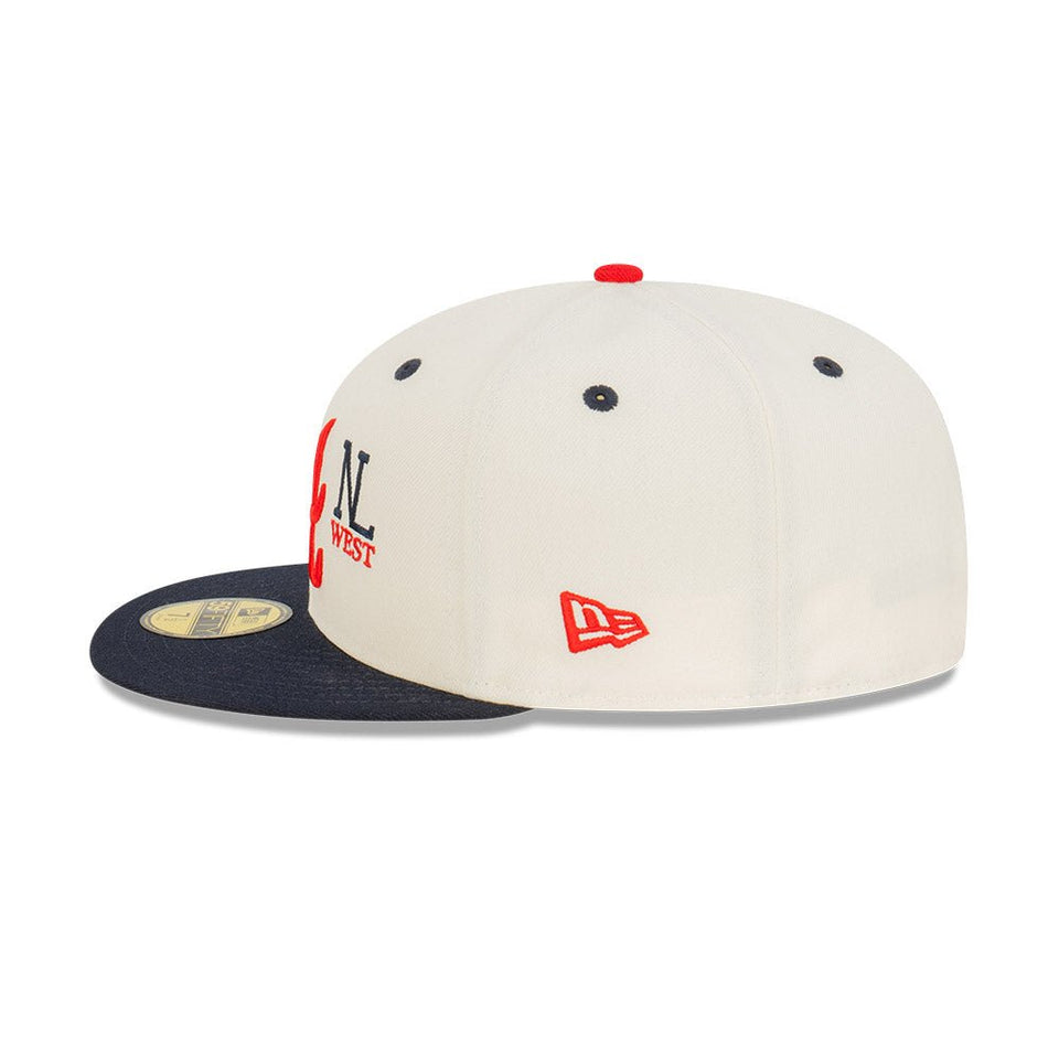 59FIFTY '93 Division Champs アトランタ・ブレーブス クロームホワイト グレーアンダーバイザー - 13518093-700 | NEW ERA ニューエラ公式オンラインストア