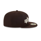 59FIFTY Alpha Industries x MLB サンディエゴ・パドレス ブラウン グレーアンダーバイザー - 13497937-700 | NEW ERA ニューエラ公式オンラインストア