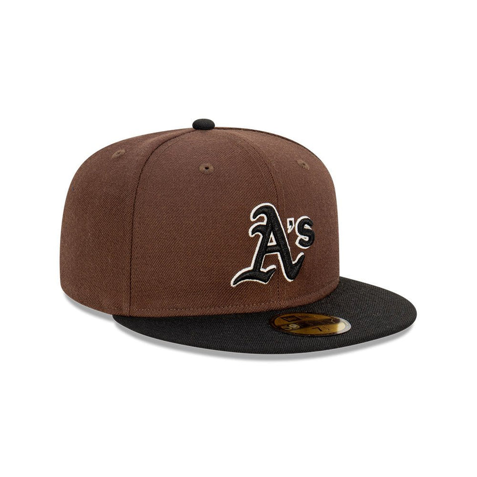 59FIFTY ANGUS オークランド・アスレチックス ブラウン グレーアンダーバイザー - 13366494-700 | NEW ERA ニューエラ公式オンラインストア