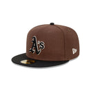 59FIFTY ANGUS オークランド・アスレチックス ブラウン グレーアンダーバイザー - 13366494-700 | NEW ERA ニューエラ公式オンラインストア