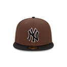 59FIFTY ANGUS ニューヨーク・ヤンキース ブラウン グレーアンダーバイザー - 13366495-700 | NEW ERA ニューエラ公式オンラインストア