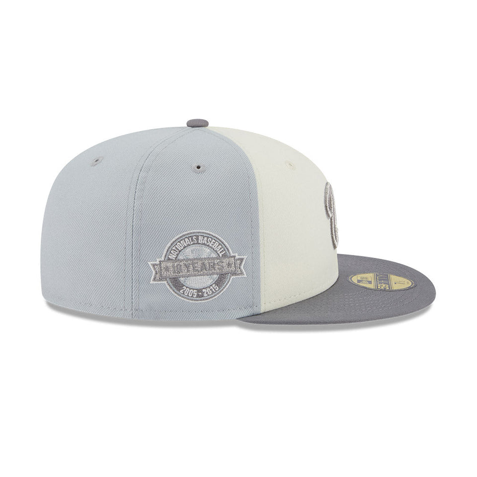 59FIFTY クーパーズタウン Anniversary ワシントン・ナショナルズ グレー グレーアンダーバイザー - 13542625-700 | NEW ERA ニューエラ公式オンラインストア