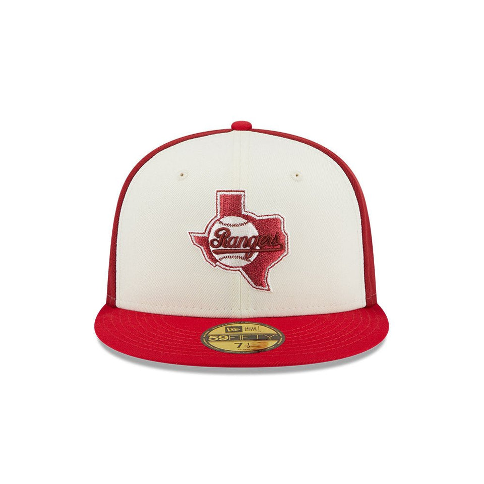 59FIFTY クーパーズタウン Anniversary テキサス・レンジャーズ レッド グレーアンダーバイザー - 13542627-700 | NEW ERA ニューエラ公式オンラインストア