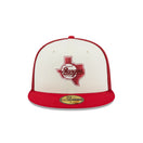 59FIFTY クーパーズタウン Anniversary テキサス・レンジャーズ レッド グレーアンダーバイザー - 13542627-700 | NEW ERA ニューエラ公式オンラインストア