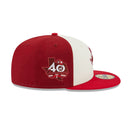 59FIFTY クーパーズタウン Anniversary テキサス・レンジャーズ レッド グレーアンダーバイザー - 13542627-700 | NEW ERA ニューエラ公式オンラインストア